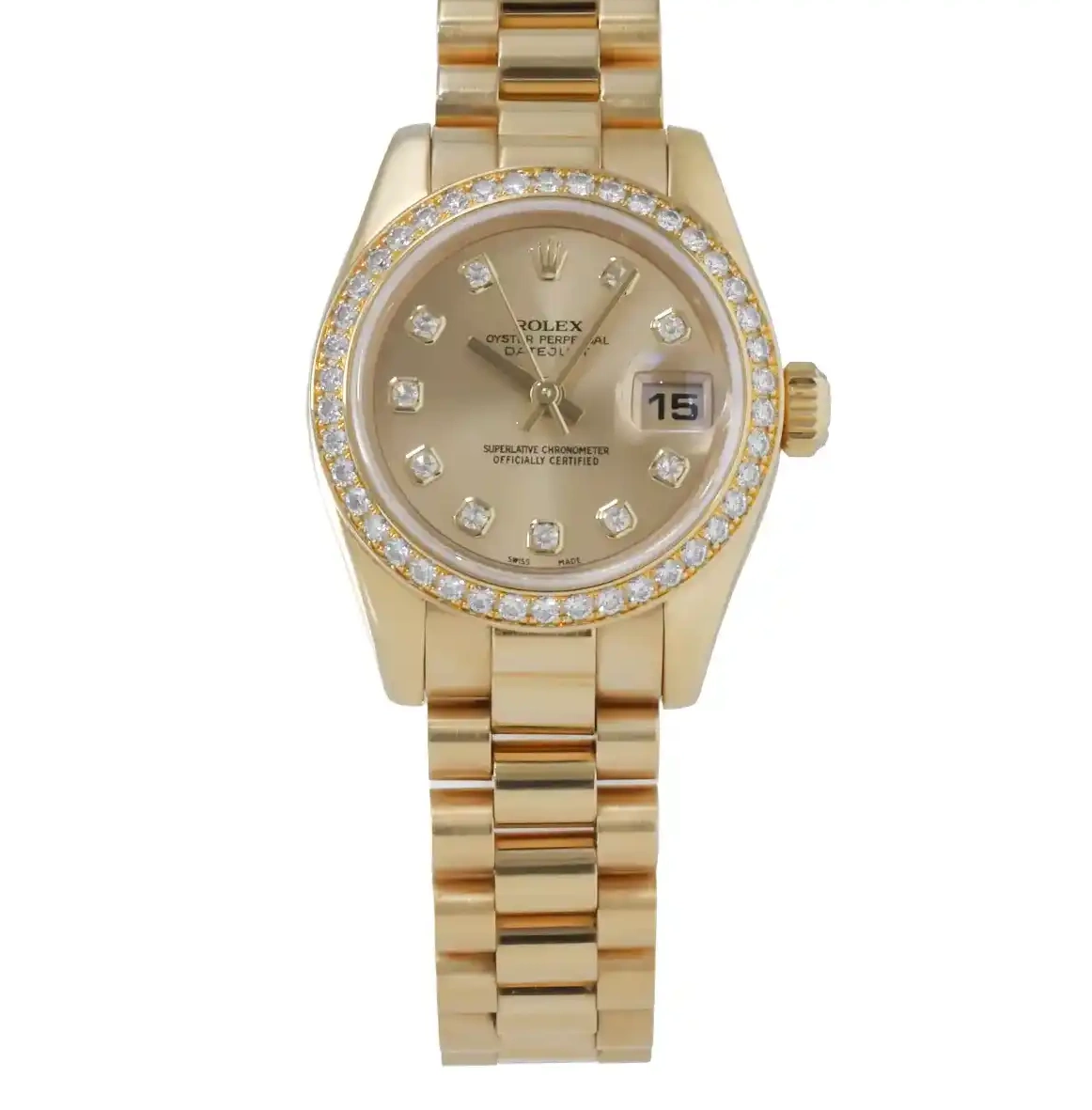 Prestigious Jewellers 179138 Rolex Gold Datejust 0530